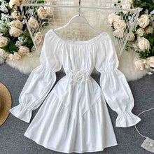 Load image into Gallery viewer, Off Shoulder Retro Bandage Mini Dress