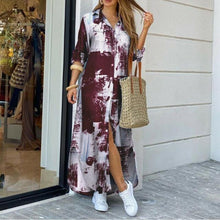 Load image into Gallery viewer, Dress Long Sleeve Denim Shirt Dress