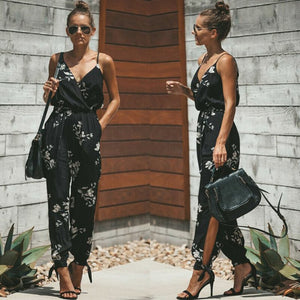 Floral Print Baggy Print Romper