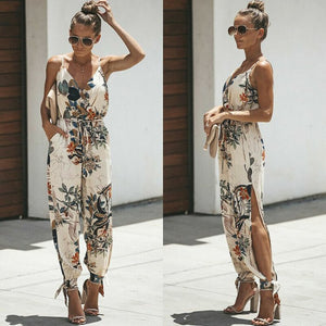 Floral Print Baggy Print Romper