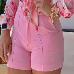 Floral Printed Tie Knot Top Blouse