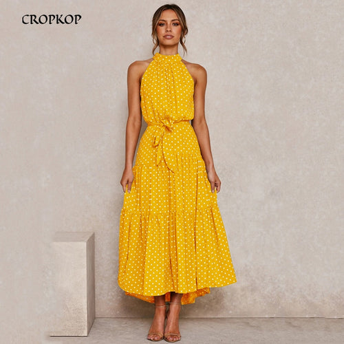 Halter Strapless Dress