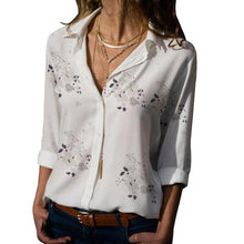 Load image into Gallery viewer, Turn-down Collar Blouse Shirt