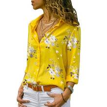 Load image into Gallery viewer, Turn-down Collar Blouse Shirt