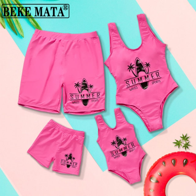 Family Swimsuit Matching Set