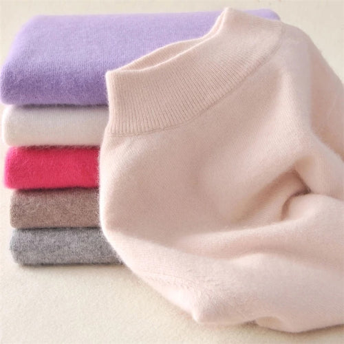 Cashmere  Vintage Half Turtleneck Sweaters