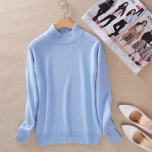 Load image into Gallery viewer, Cashmere  Vintage Half Turtleneck Sweaters