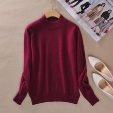 Load image into Gallery viewer, Cashmere  Vintage Half Turtleneck Sweaters