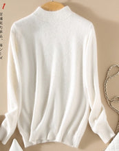 Load image into Gallery viewer, Cashmere  Vintage Half Turtleneck Sweaters