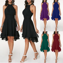 Load image into Gallery viewer, Chiffon Sleeveless Midi Dress