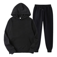 Load image into Gallery viewer, Hoodies Men Suits Solid Sets Men Sweatshirts+Sweatpants