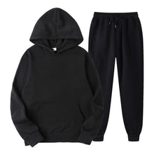 Load image into Gallery viewer, Hoodies Men Suits Solid Sets Men Sweatshirts+Sweatpants