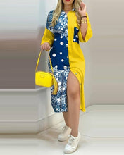 Load image into Gallery viewer, Short-Sleeved Shirt Dress