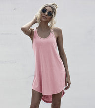 Load image into Gallery viewer, O-neck Sleeveless Tank Dress