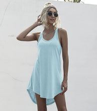 Load image into Gallery viewer, O-neck Sleeveless Tank Dress