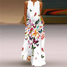 Load image into Gallery viewer, Butterfly Printed Long Dresses