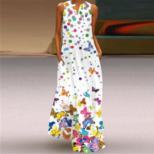 Load image into Gallery viewer, Butterfly Printed Long Dresses