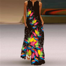 Load image into Gallery viewer, Butterfly Printed Long Dresses