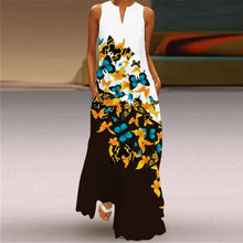 Load image into Gallery viewer, Butterfly Printed Long Dresses