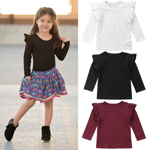 Girls Long Sleeve Blouse 6M-5T