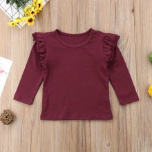 Load image into Gallery viewer, Girls Long Sleeve Blouse 6M-5T