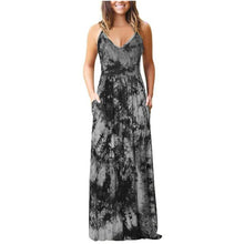 Load image into Gallery viewer, Solid Pockets Casual Maxi Dress