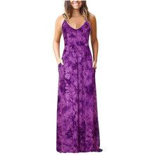 Load image into Gallery viewer, Solid Pockets Casual Maxi Dress