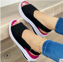 Load image into Gallery viewer, Chunky Sneakers Solid Color Platform Shoes