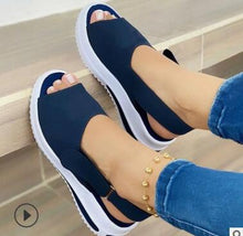 Load image into Gallery viewer, Chunky Sneakers Solid Color Platform Shoes