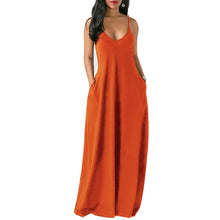 Load image into Gallery viewer, Spaghetti Straps Pockets Maxi Dress