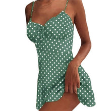 Load image into Gallery viewer, Leopard Print Sexy Ruffles Short Sleeve Dress