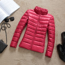 Load image into Gallery viewer, Down Jacket Slim Hooded Outerwear