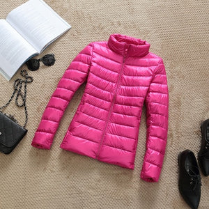 Down Jacket Slim Hooded Outerwear