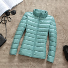 Load image into Gallery viewer, Down Jacket Slim Hooded Outerwear