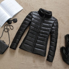 Load image into Gallery viewer, Down Jacket Slim Hooded Outerwear