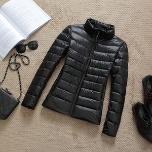 Down Jacket Slim Hooded Outerwear