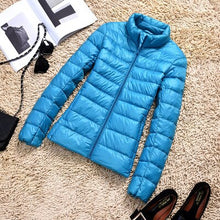 Load image into Gallery viewer, Down Jacket Slim Hooded Outerwear