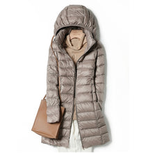 Load image into Gallery viewer, Down Jackets Long Ultra Light Thin Casual Coat Puffer