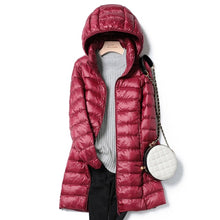 Load image into Gallery viewer, Down Jackets Long Ultra Light Thin Casual Coat Puffer