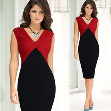 Load image into Gallery viewer, O-neck Midi Dress