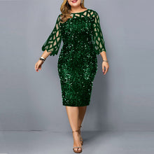 Load image into Gallery viewer, Sequin Evening Dress