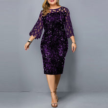 Load image into Gallery viewer, Sequin Evening Dress