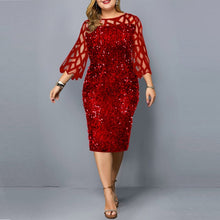Load image into Gallery viewer, Sequin Evening Dress