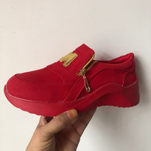 Load image into Gallery viewer, Chunky Sneakers Solid Color Platform Shoes