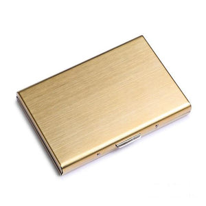 Anti-Scan RFID steel Metal Credit Card Holder Slim Blocking Wallet Case Business Card Protection Holder Case