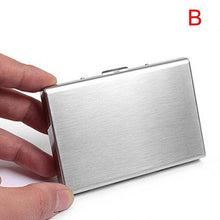 Load image into Gallery viewer, Anti-Scan RFID steel Metal Credit Card Holder Slim Blocking Wallet Case Business Card Protection Holder Case