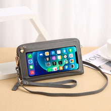 Load image into Gallery viewer, Crossbody Touchscreen Phone Mini Leather Crossbody Handbags