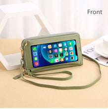 Load image into Gallery viewer, Crossbody Touchscreen Phone Mini Leather Crossbody Handbags