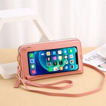 Load image into Gallery viewer, Crossbody Touchscreen Phone Mini Leather Crossbody Handbags