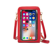 Load image into Gallery viewer, Touch Screen Shoulder Bag 3 Layers Phone Wallet Female Small Messenger Purse Phone Bag For iPhone Samsung Clutch Bags Universal